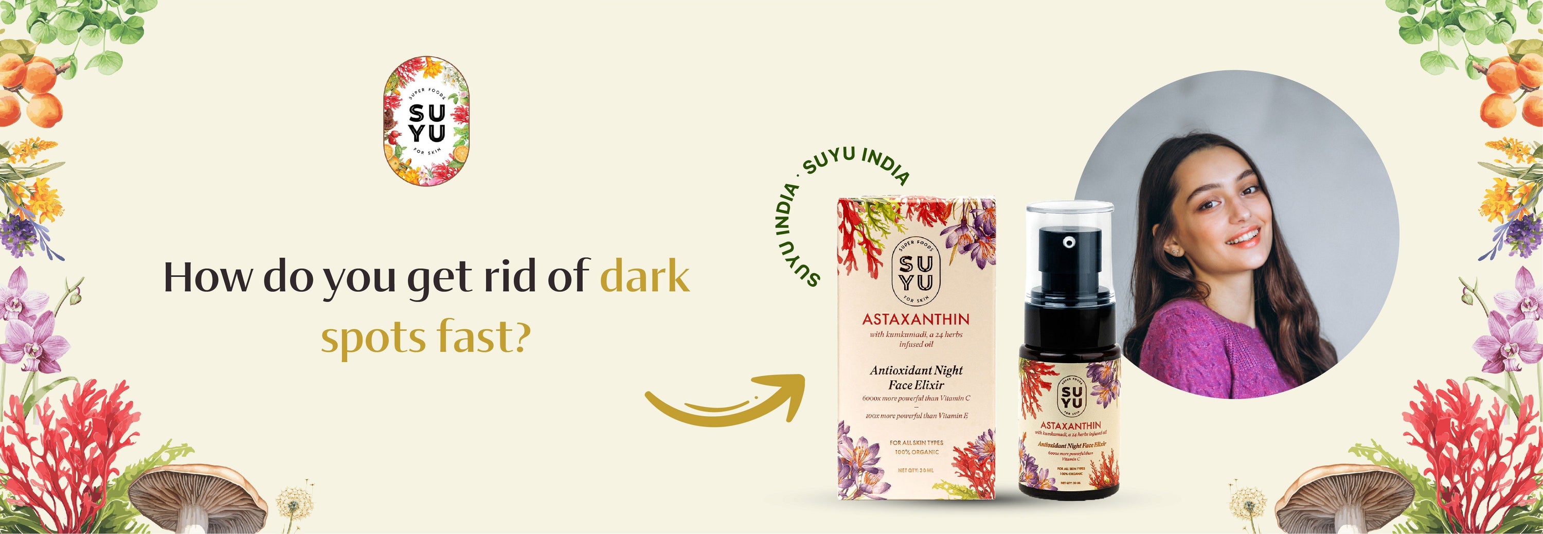 Astaxanthin Antioxidant Night Face Elixir