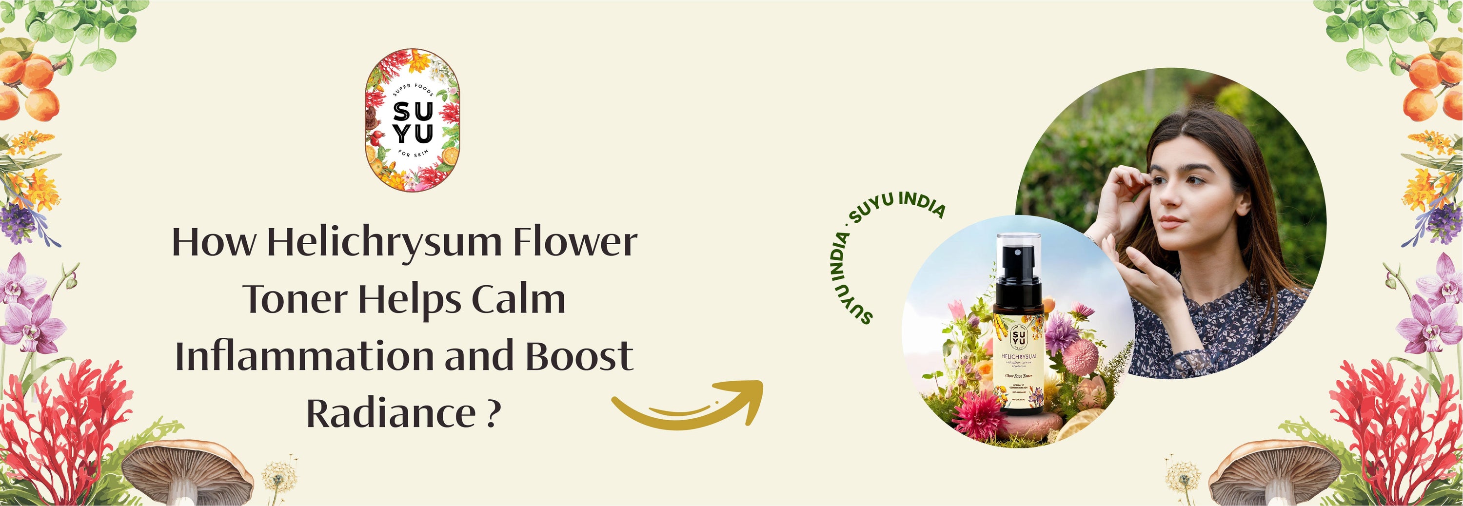 How Helichrysum Flower Toner Helps Calm Inflammation and Boost Radiance ?