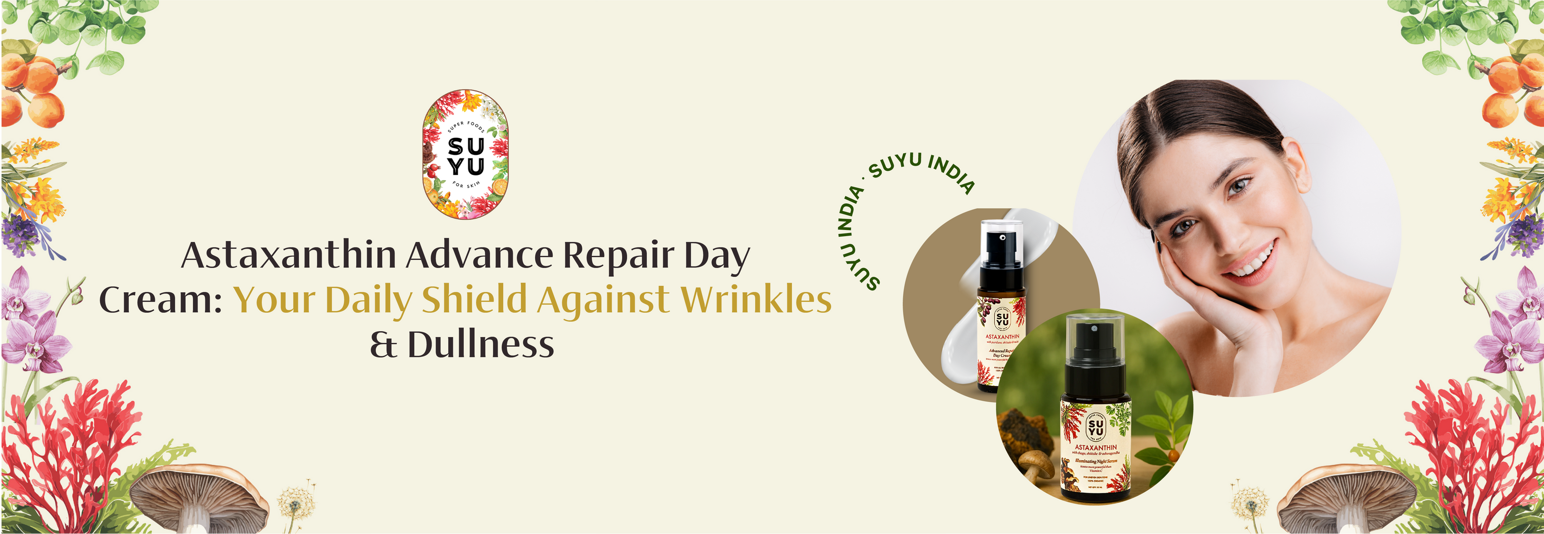 Astaxanthin Advance Repair Day Cream: Your Daily Shield Against Wrinkles & Dullness