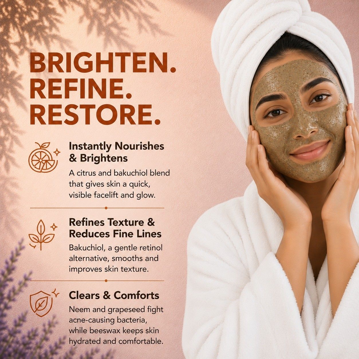 Bakuchiol Brightening Face Mask