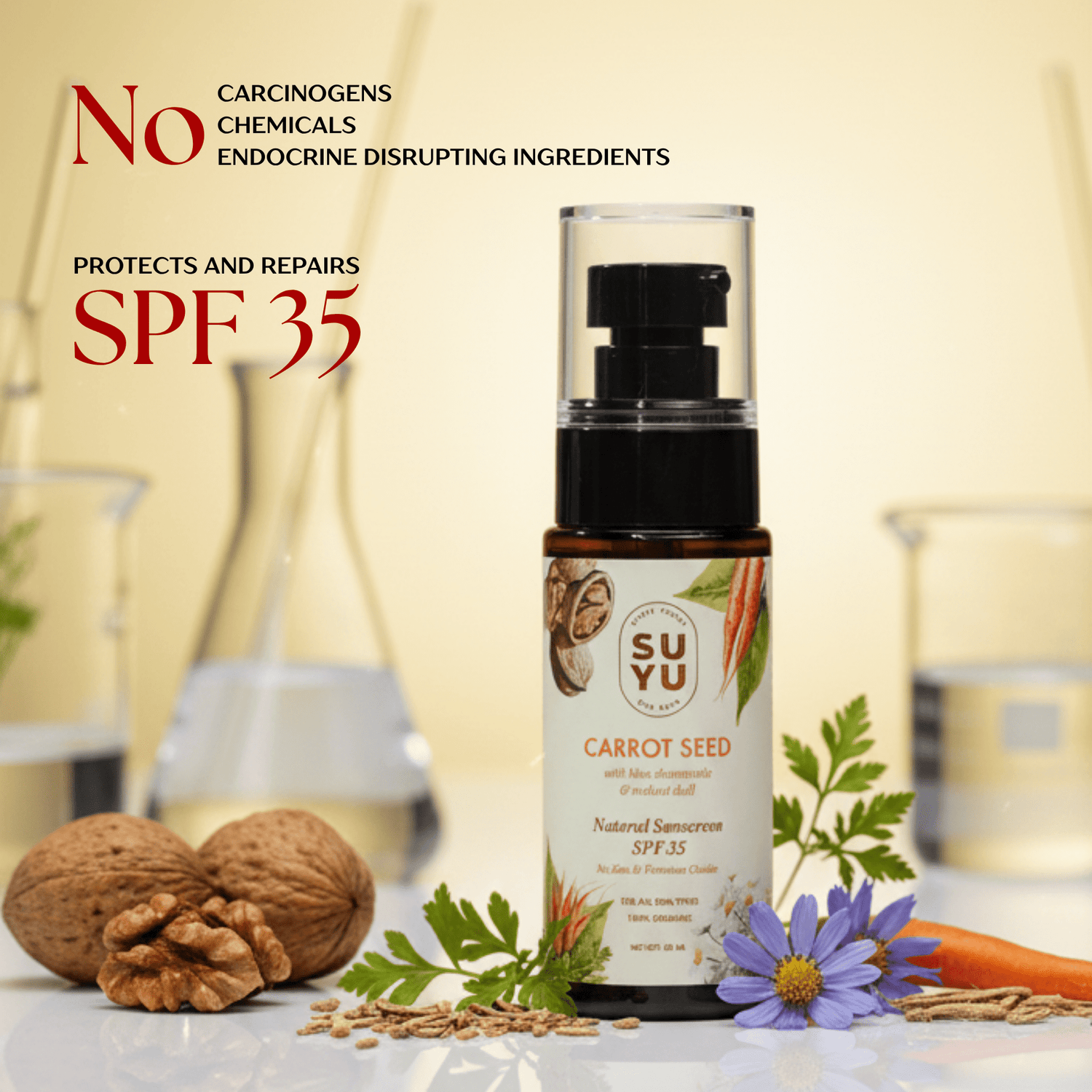 Carrot Seed Natural Sunscreen SPF 35