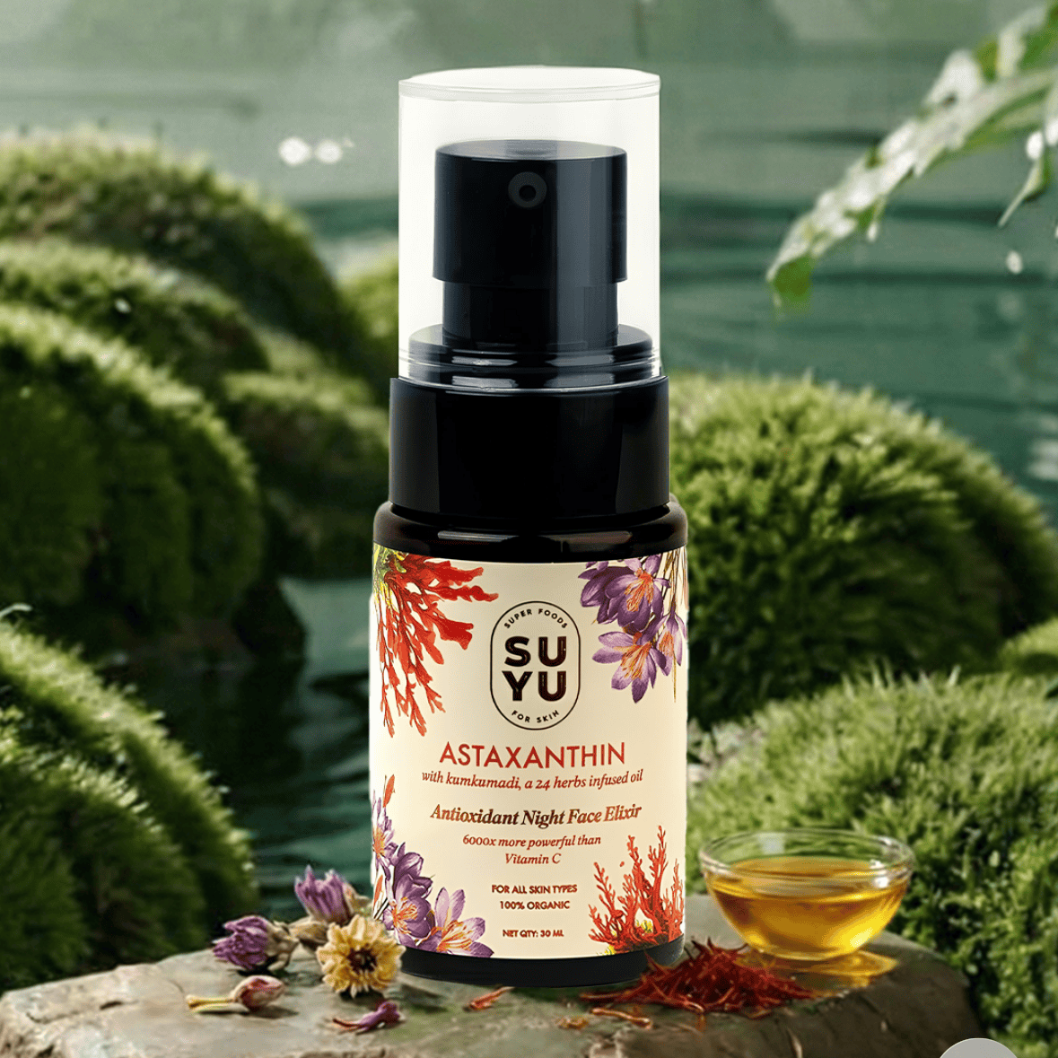 Astaxanthin Antioxidant Night Face Elixir