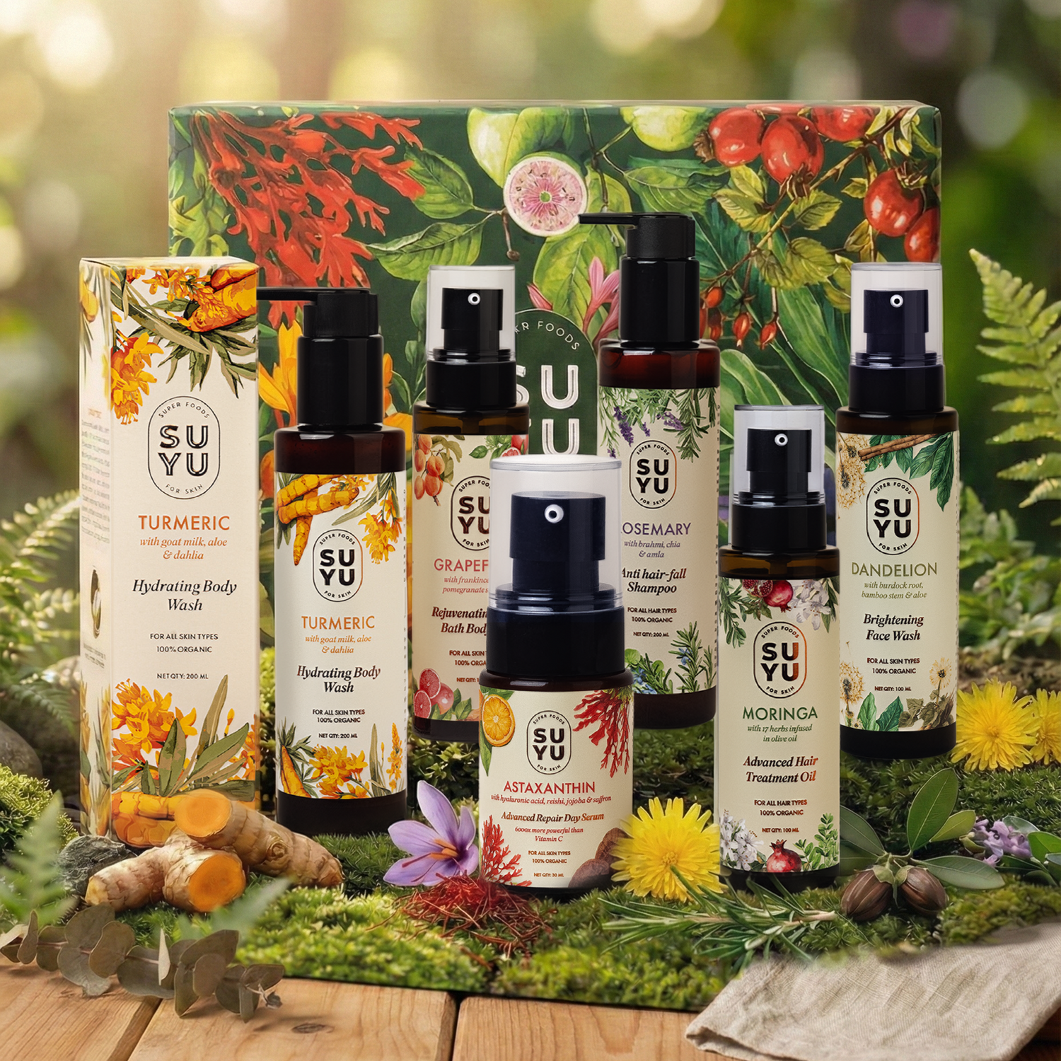 Spa Wellness Gift Box – Body Face Hair