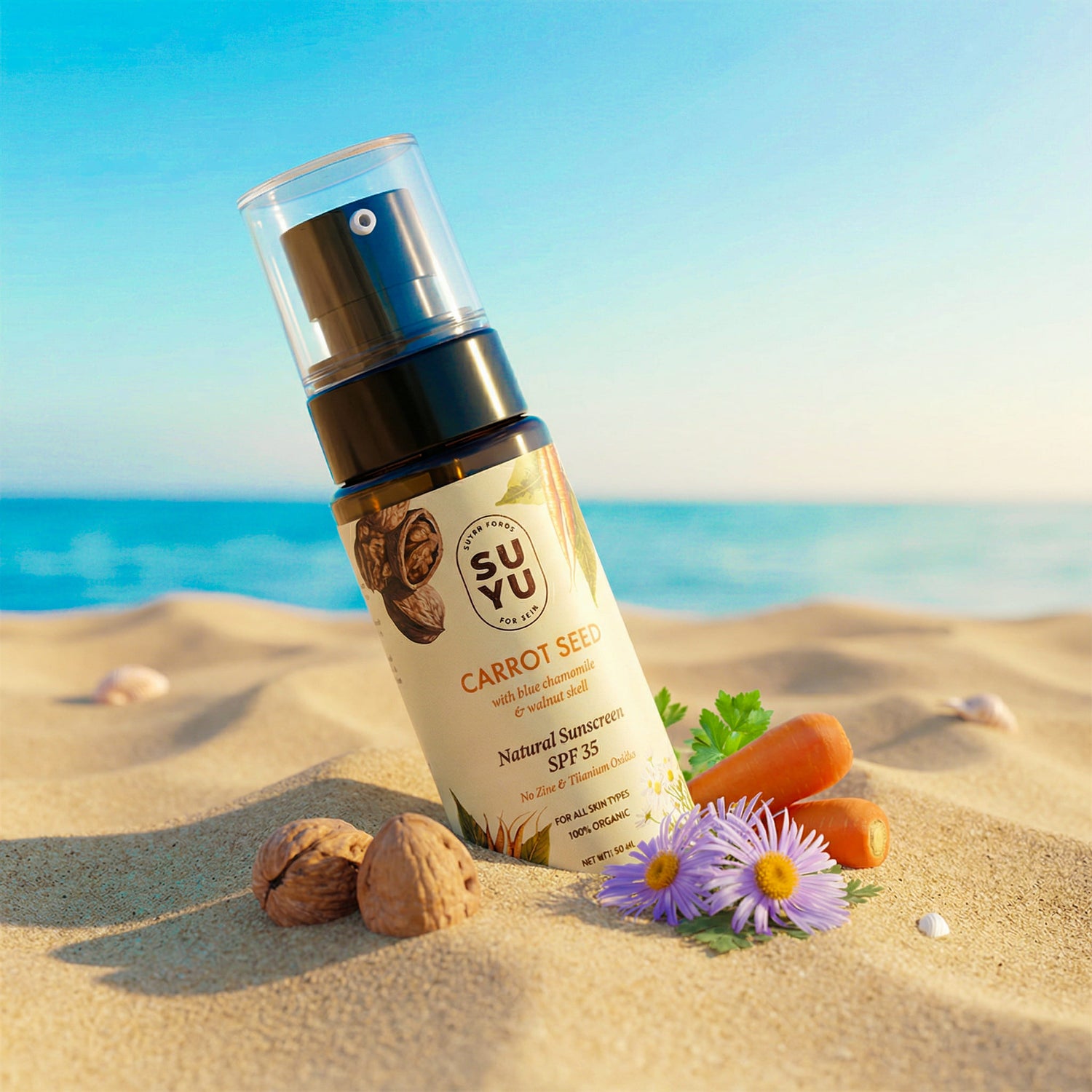 Carrot Seed Natural Sunscreen SPF 35