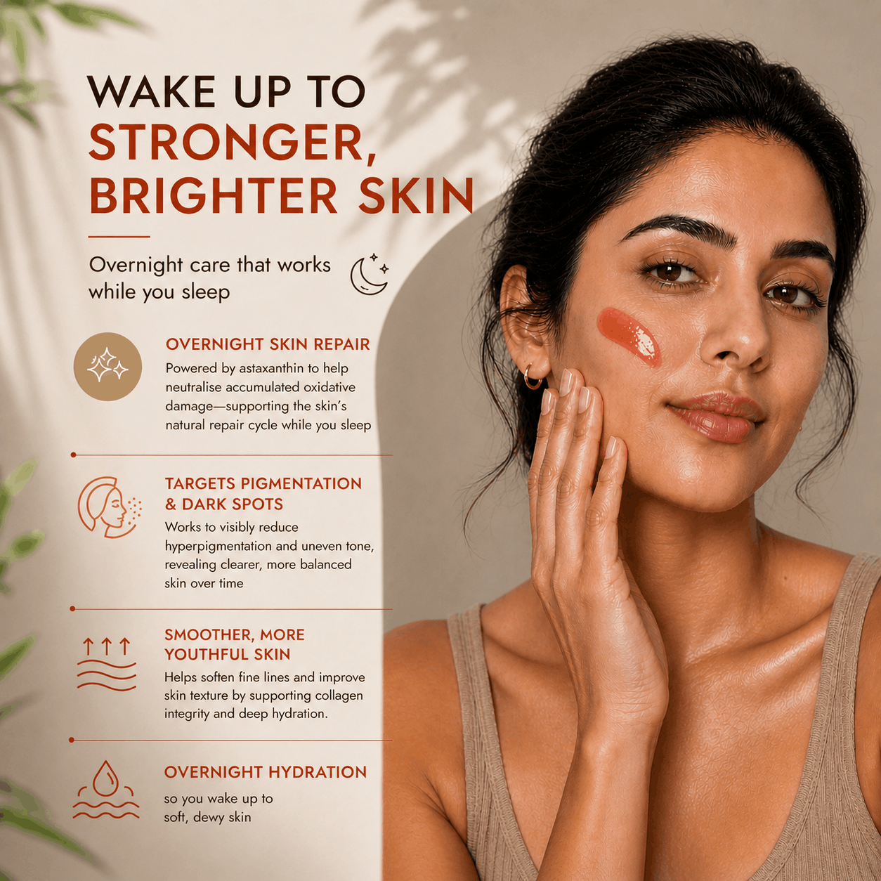 Astaxanthin Antioxidant Night Face Elixir