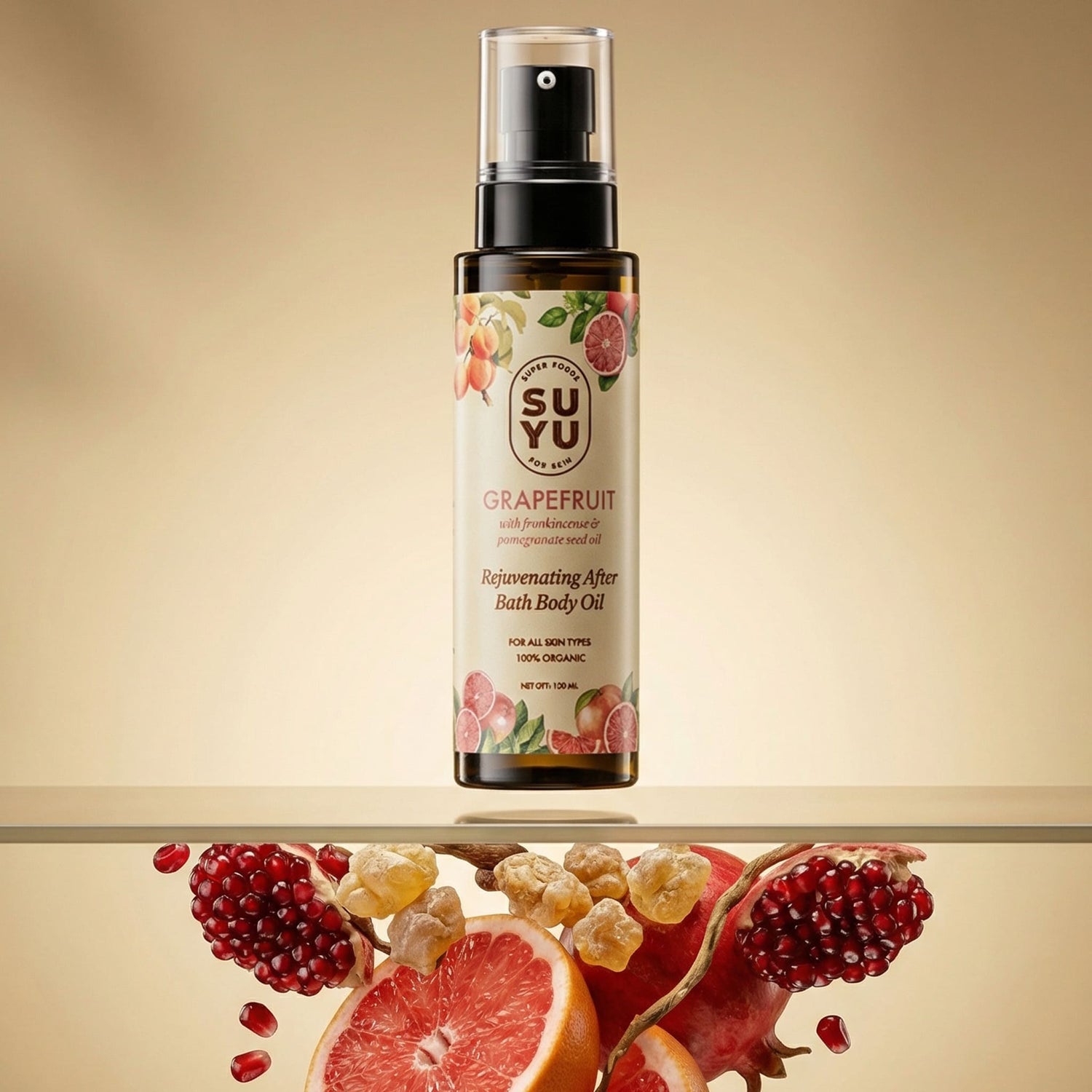 Grapefruit Rejuvenating After Bath Body Oil