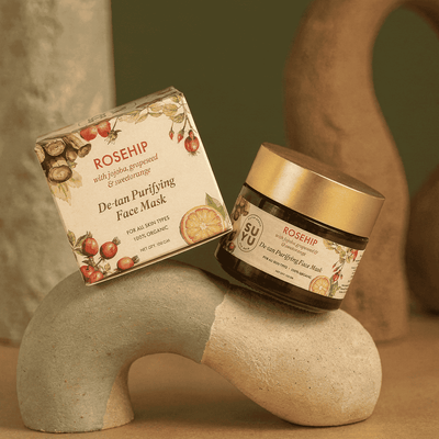 Rosehip De-Tan Purifying Face Mask