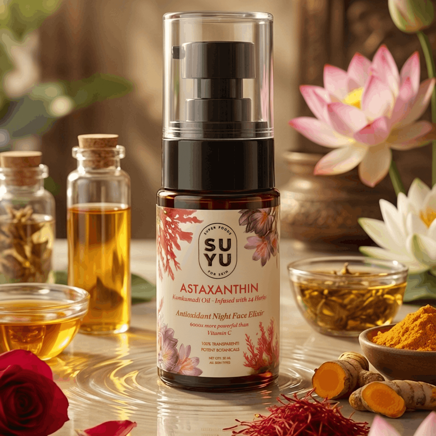 Astaxanthin Antioxidant Night Face Elixir